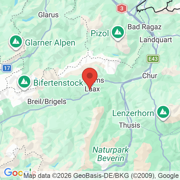 Carte de l'activité