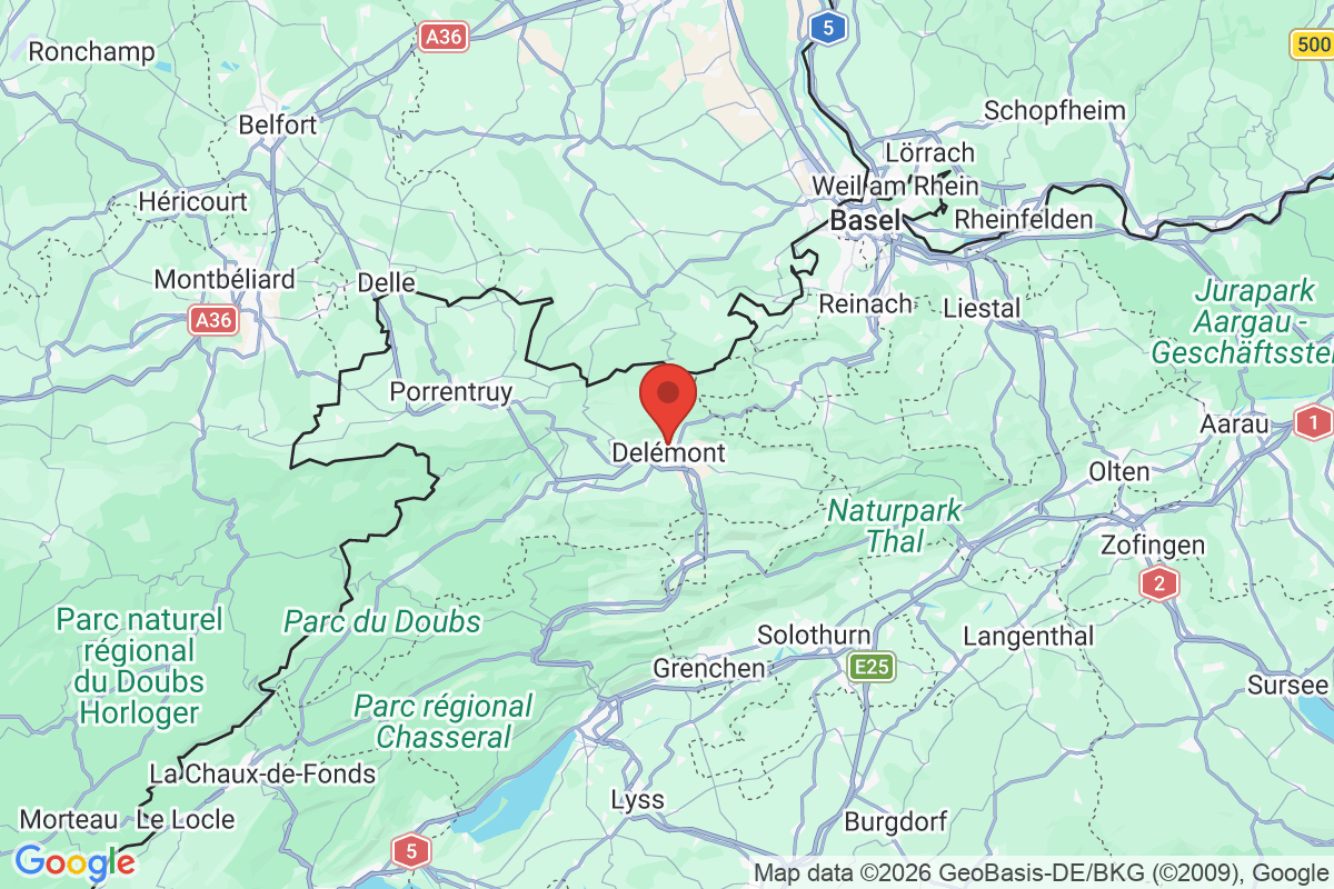 Carte de l'activité