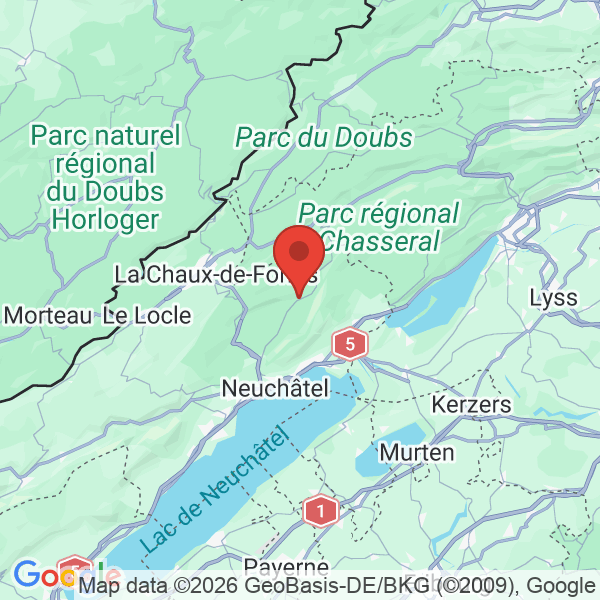 Carte de l'activité