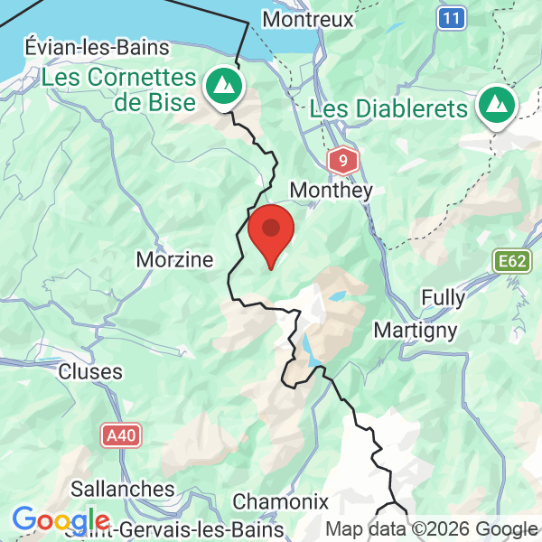 Carte de l'activité