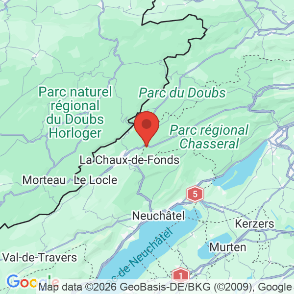Carte de l'activité