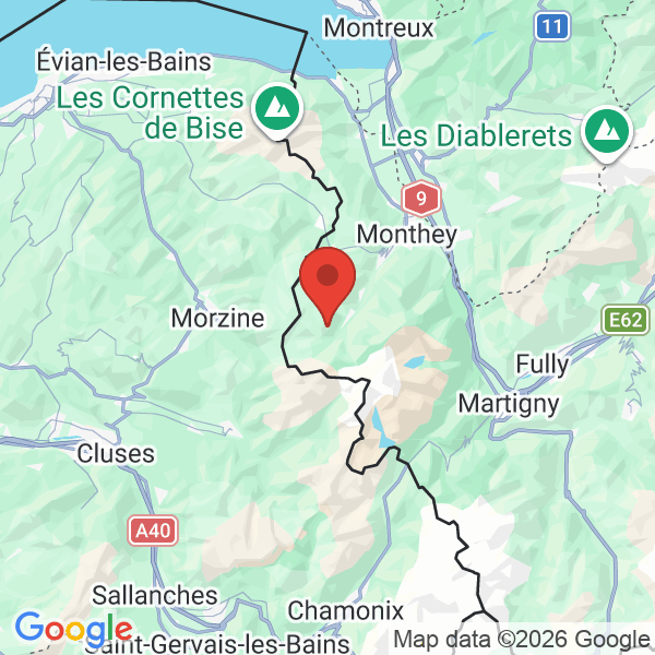 Carte de l'activité