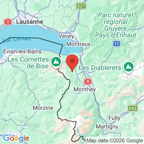 Carte de l'activité