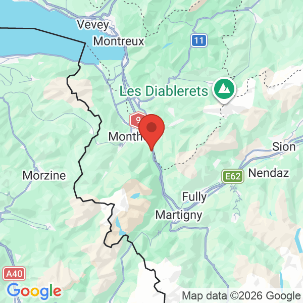 Carte de l'activité