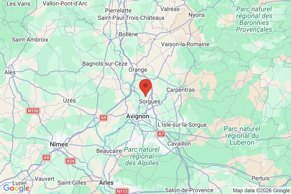 Carte de l'activité