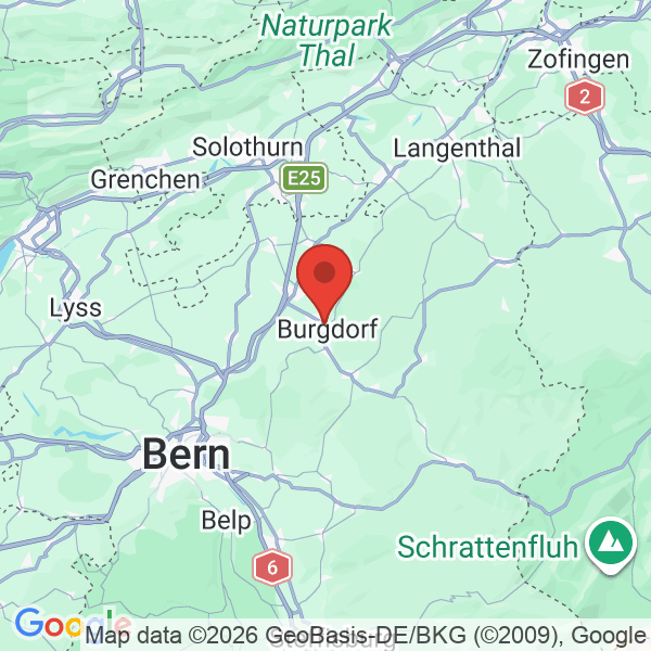 Carte de l'activité
