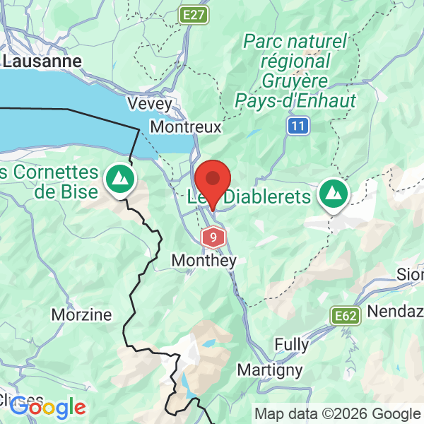 Carte de l'activité