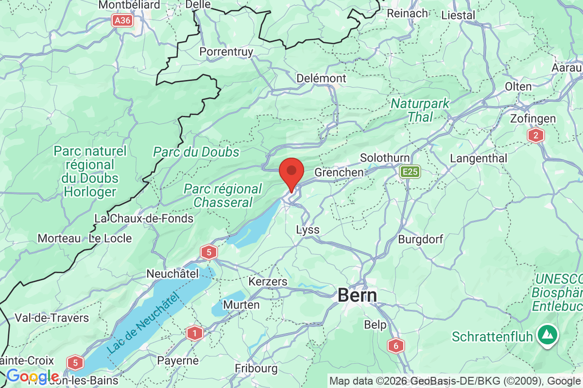 Carte de l'activité
