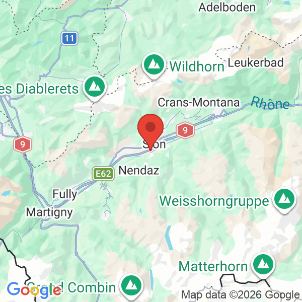 Carte de l'activité