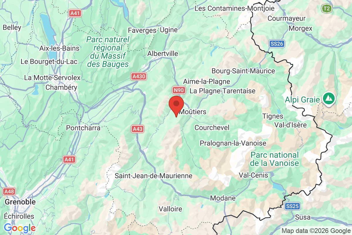 Carte de l'activité