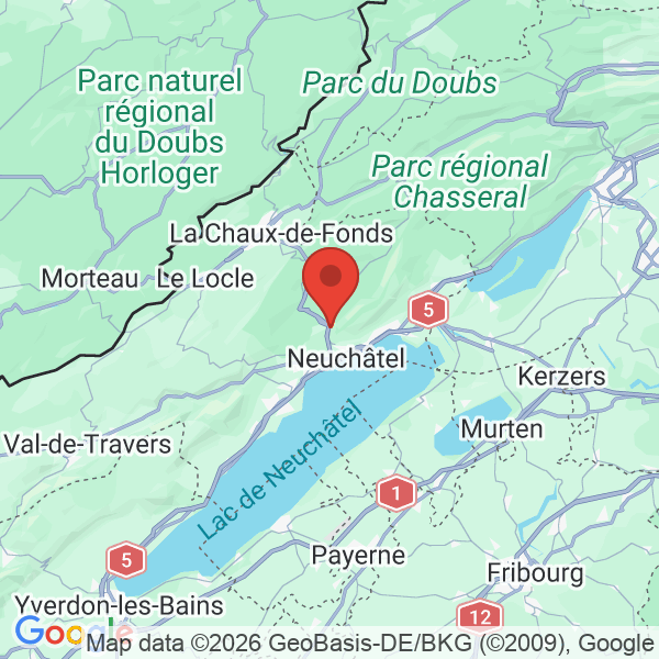 Carte de l'activité