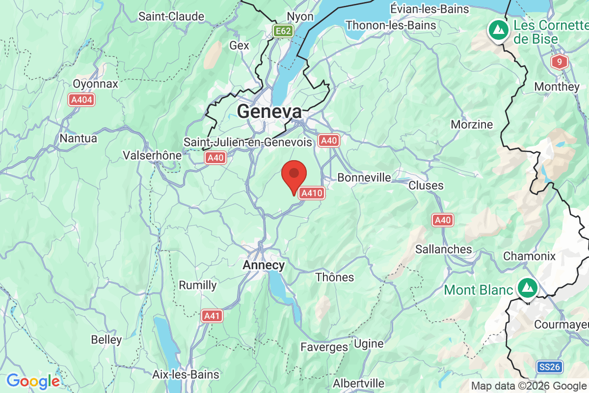 Carte de l'activité