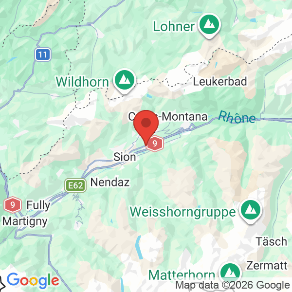 Carte de l'activité