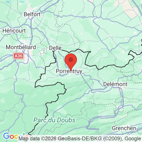 Carte de l'activité