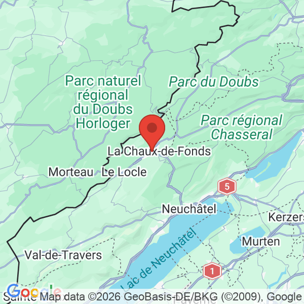 Carte de l'activité