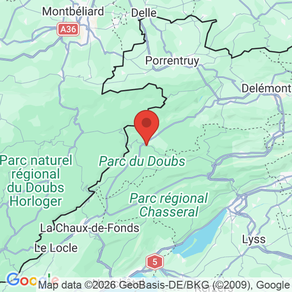 Carte de l'activité