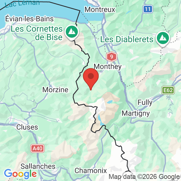 Carte de l'activité