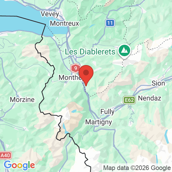 Carte de l'activité
