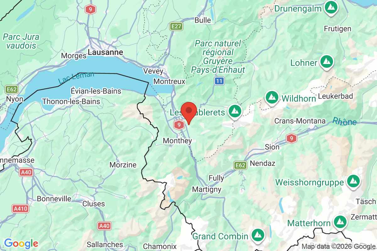 Carte de l'activité