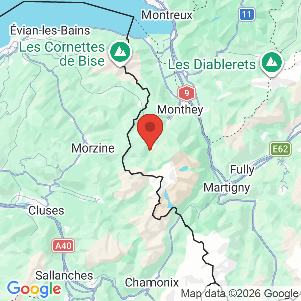 Carte de l'activité