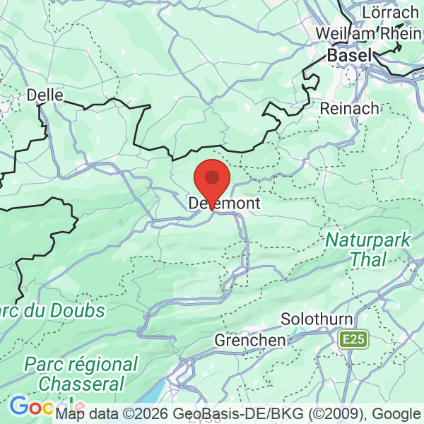Carte de l'activité