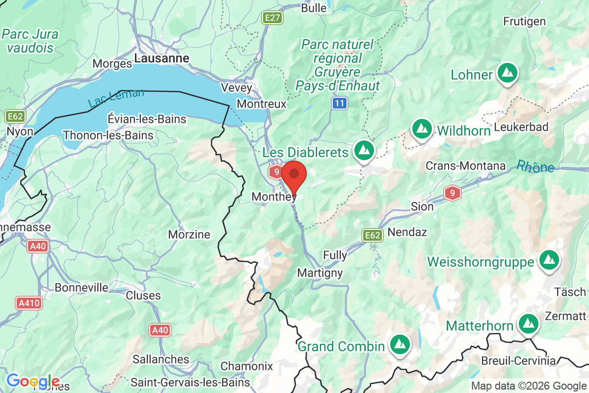 Carte de l'activité