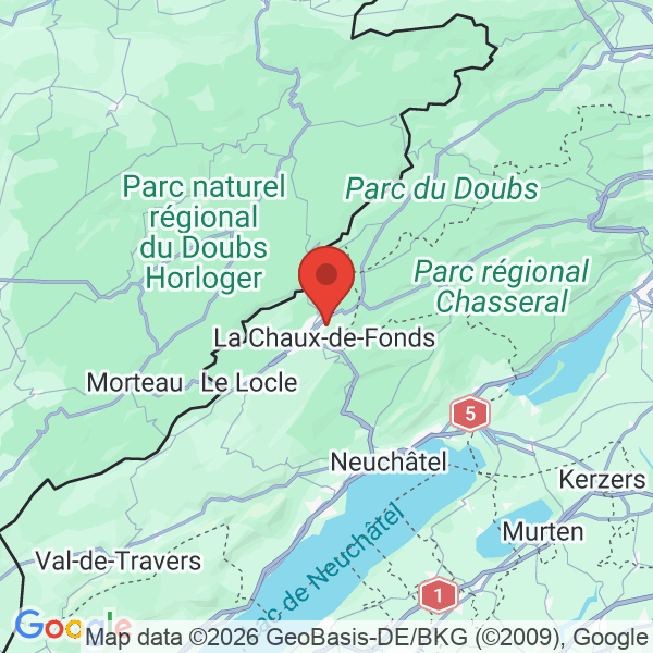 Carte de l'activité