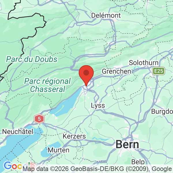 Carte de l'activité