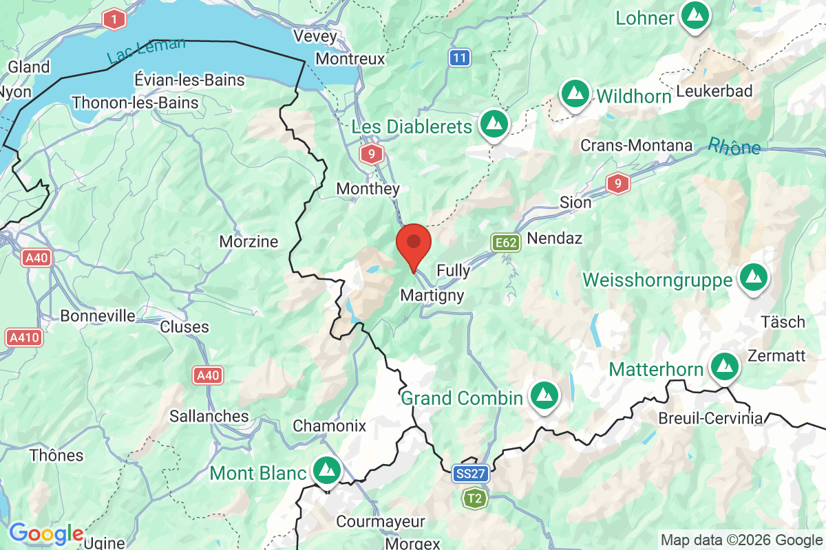 Carte de l'activité