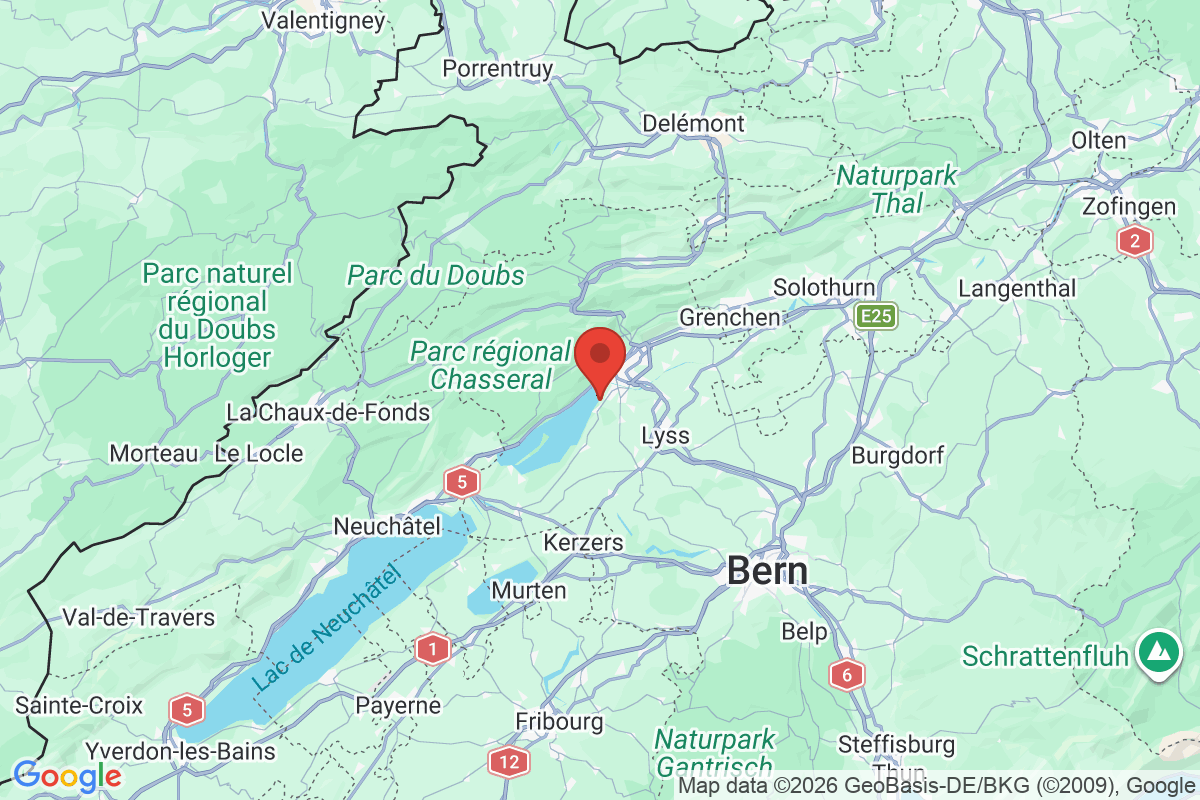 Carte de l'activité