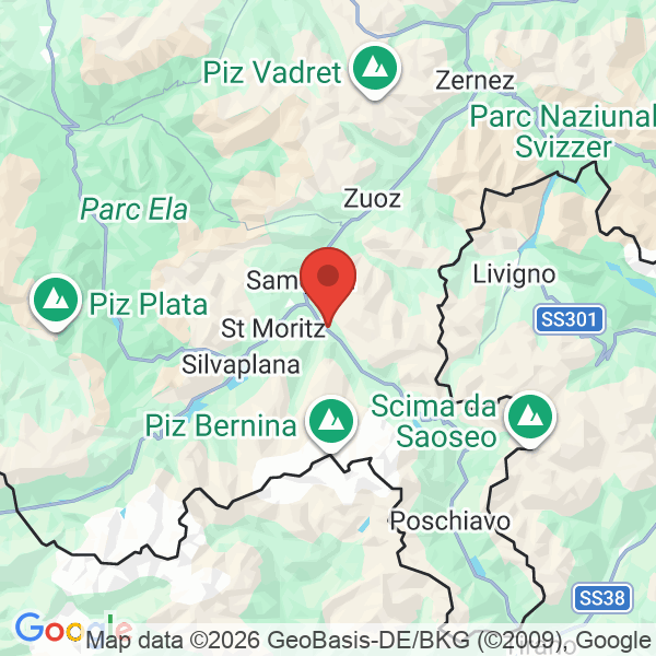 Carte de l'activité