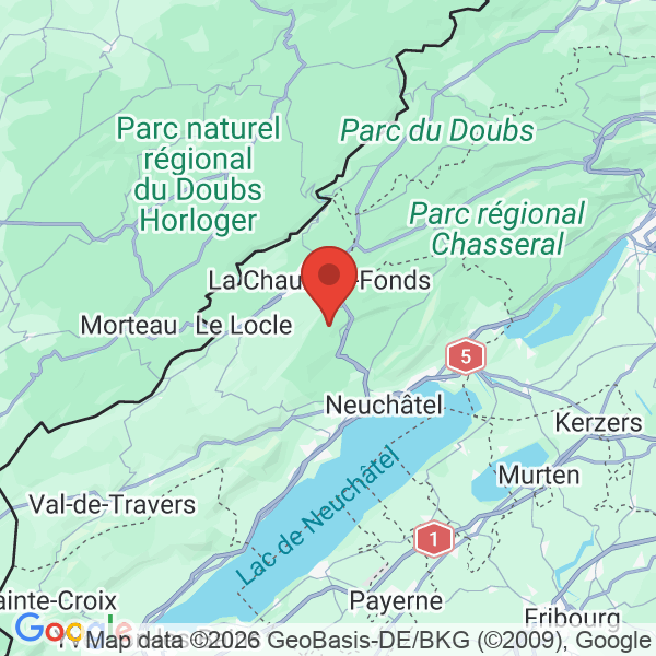 Carte de l'activité