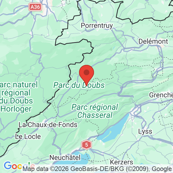 Carte de l'activité