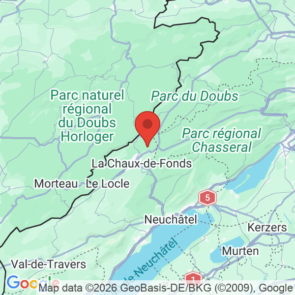 Carte de l'activité