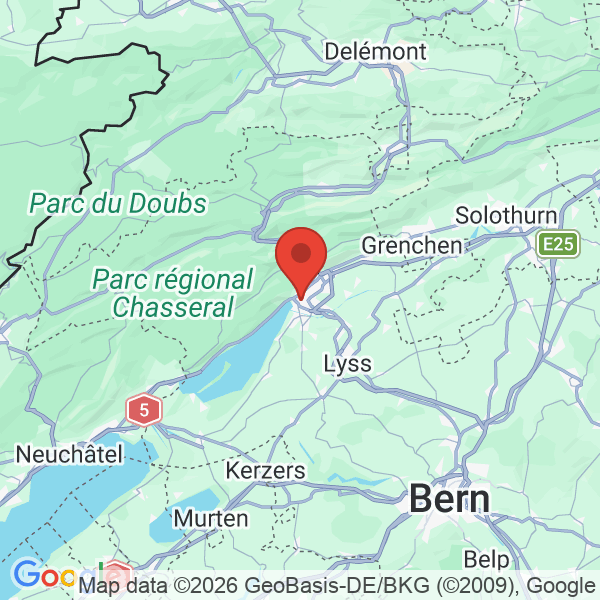 Carte de l'activité