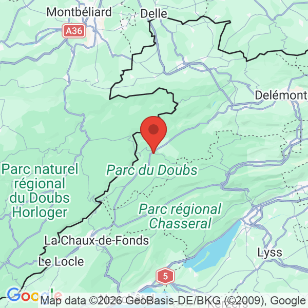 Carte de l'activité