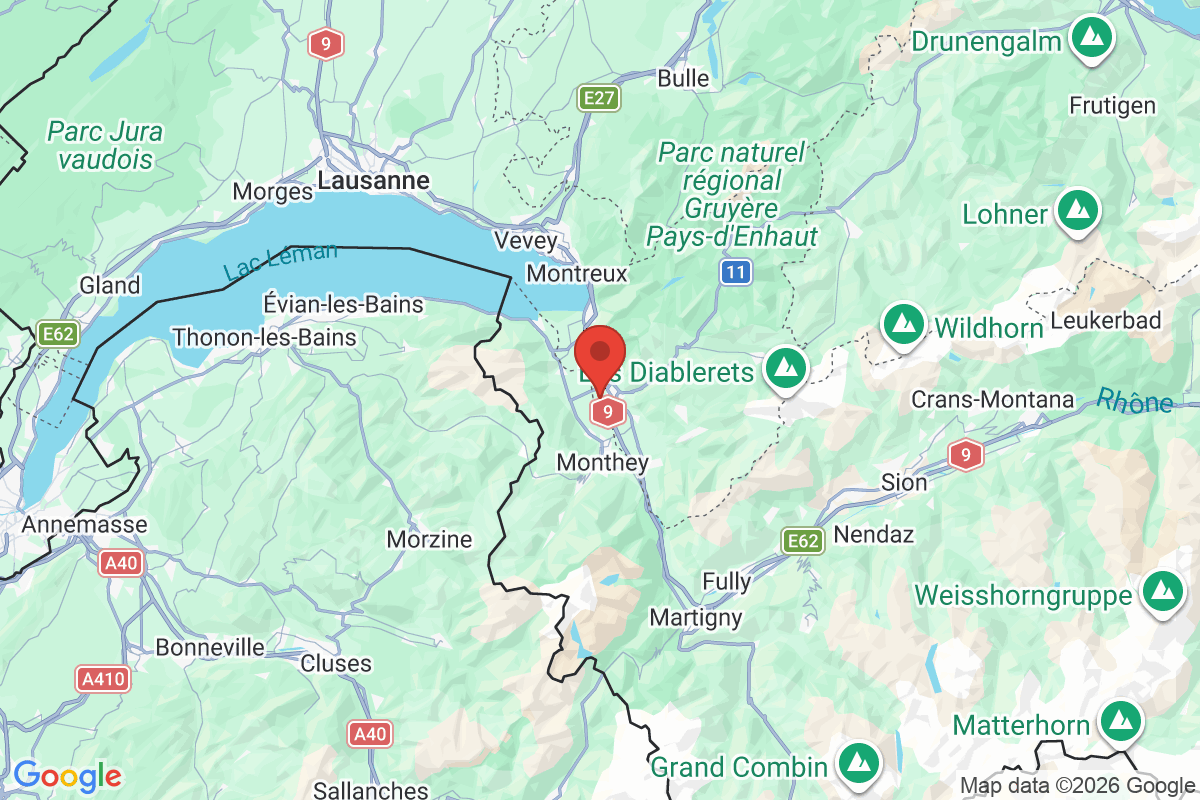 Carte de l'activité
