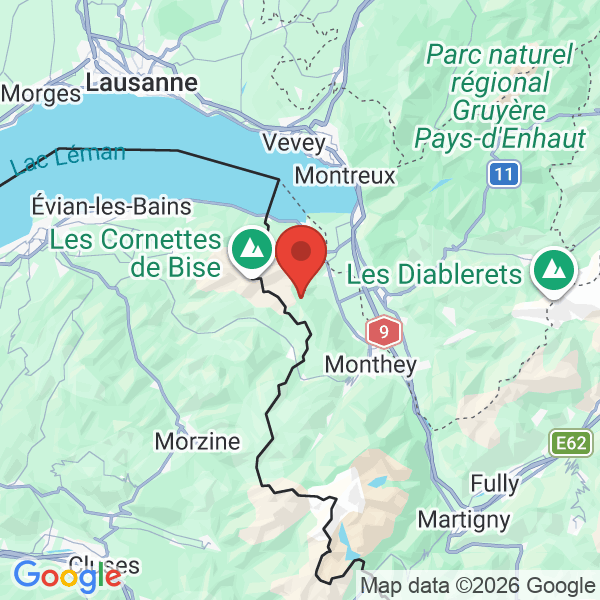 Carte de l'activité