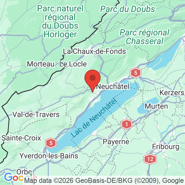 Carte de l'activité