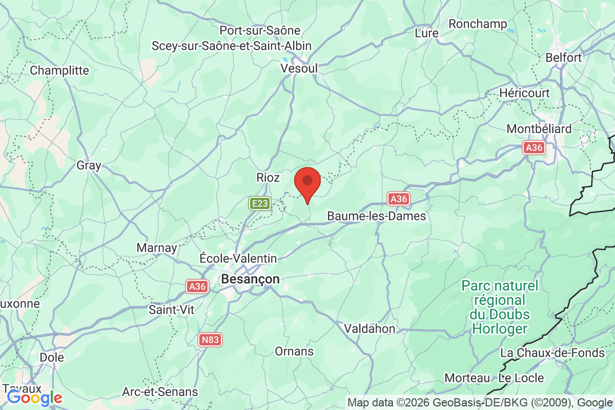 Carte de l'activité