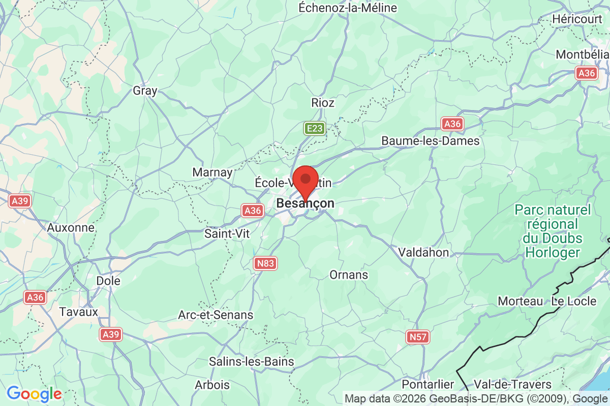 Carte de l'activité