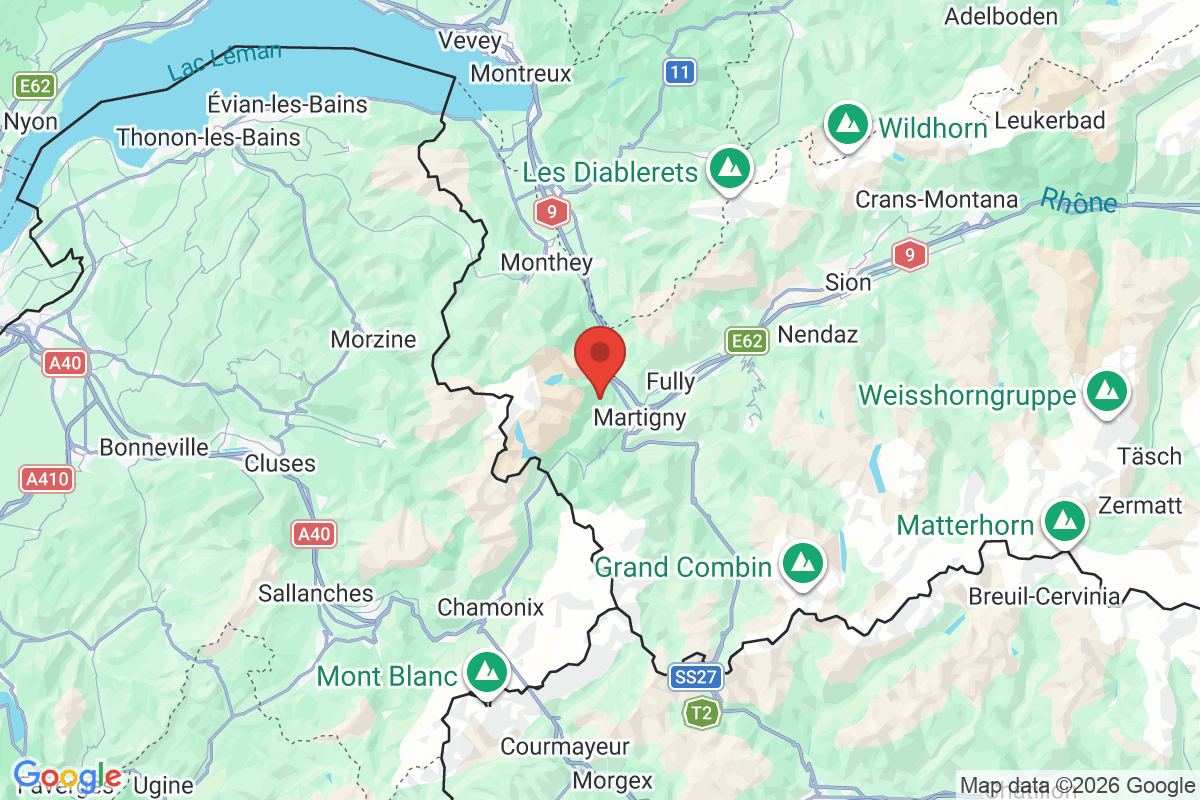 Carte de l'activité