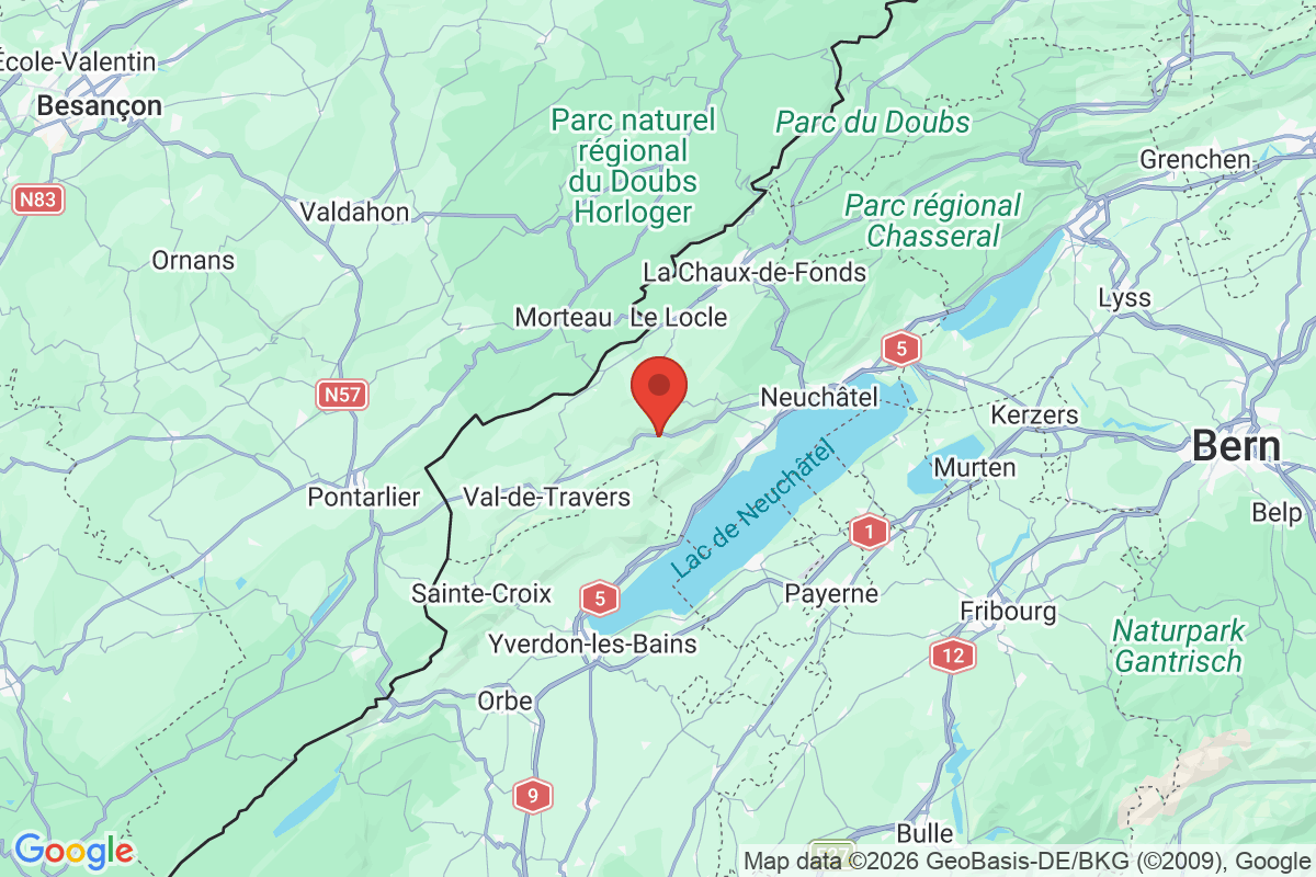 Carte de l'activité
