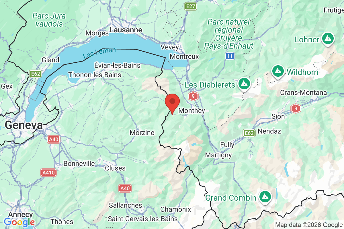 Carte de l'activité