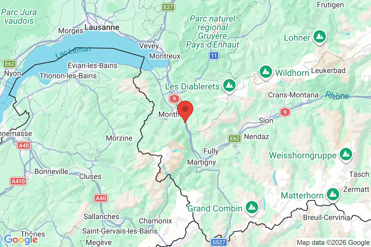 Carte de l'activité