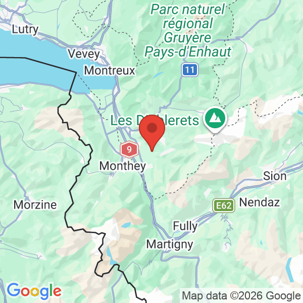 Carte de l'activité