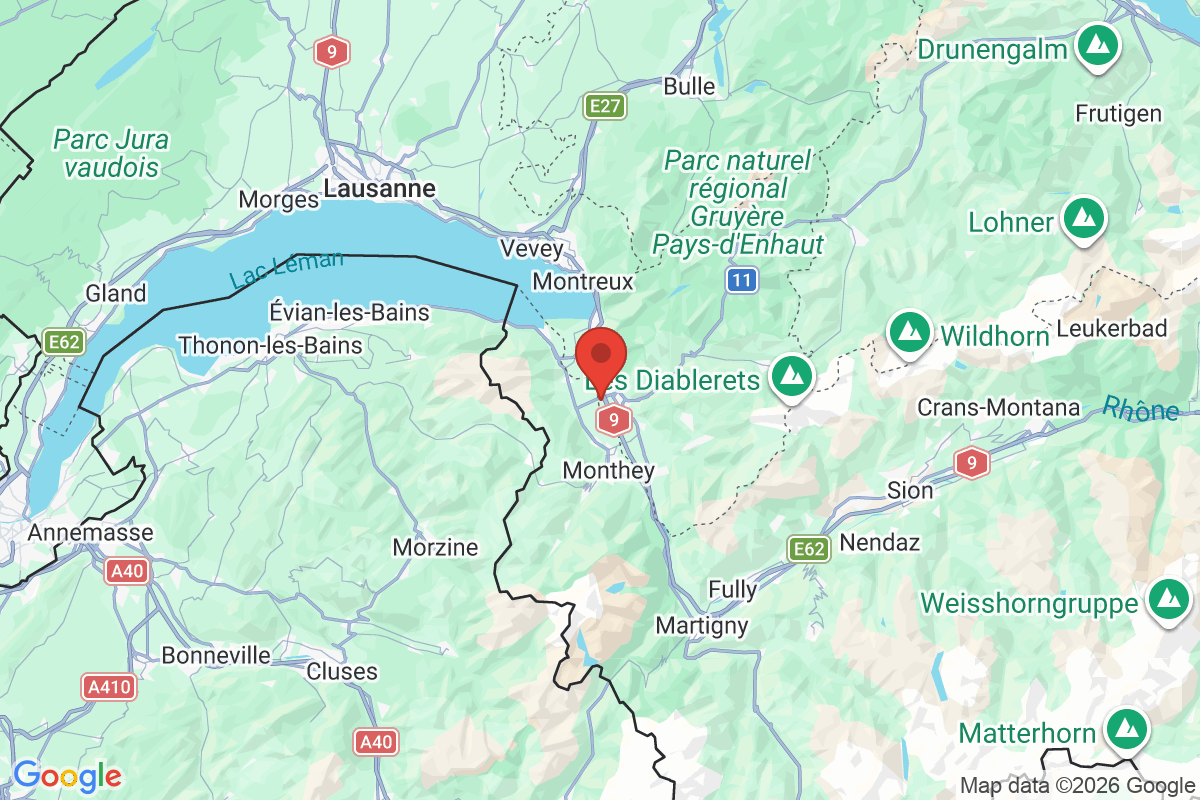 Carte de l'activité