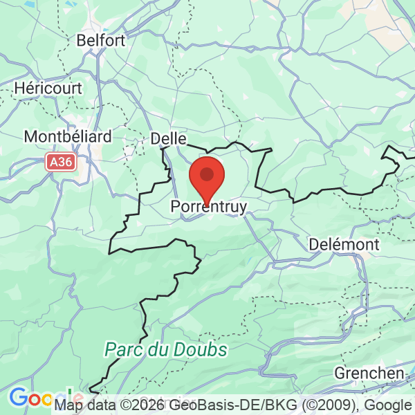 Carte de l'activité