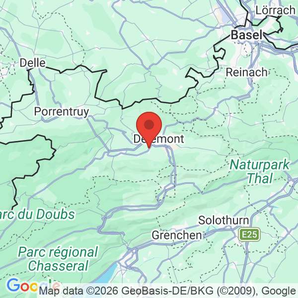 Carte de l'activité