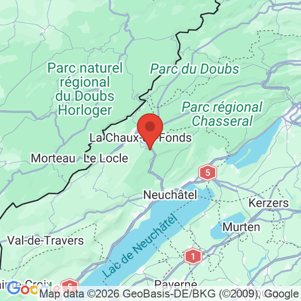 Carte de l'activité